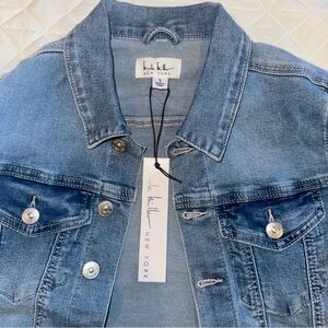 Nicole Miller denim jacket size small NWT